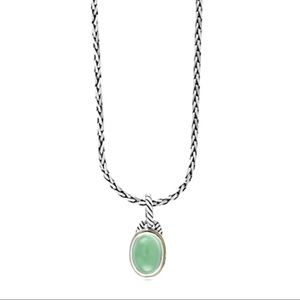 Effy Jade Oval Pendant Necklace